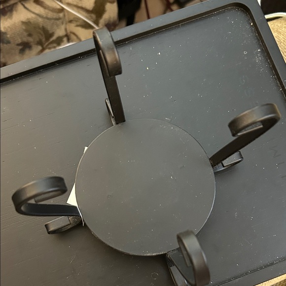 Yankee Candle Elegant Black Metal Large Jar Holder set of 2 - Picture 2 of 6